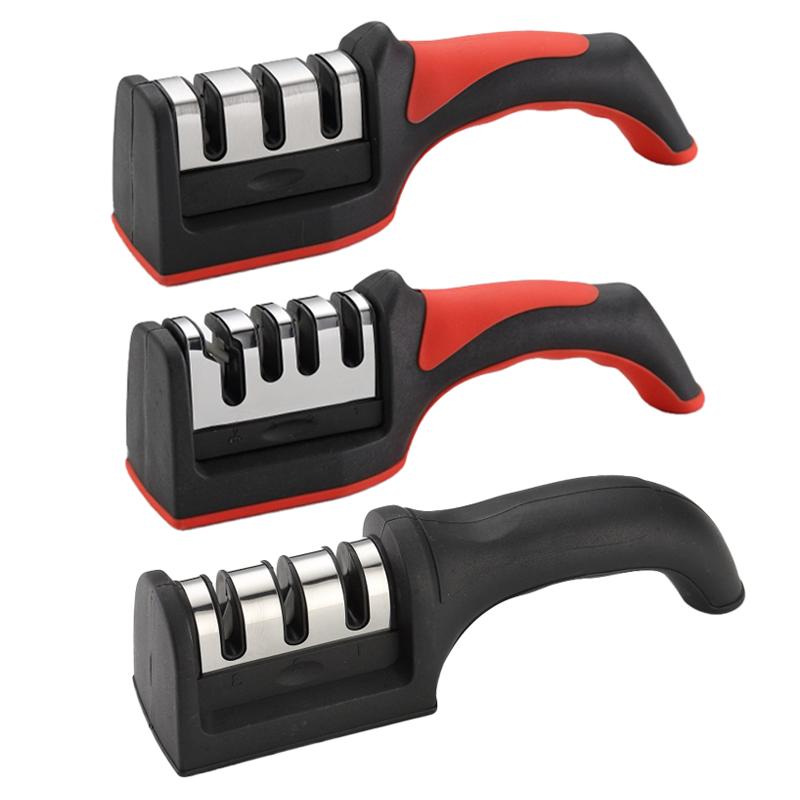 Точилка для ножей Профессиональная керамическая вольфрамовая кухонная система заточки 4 этапа