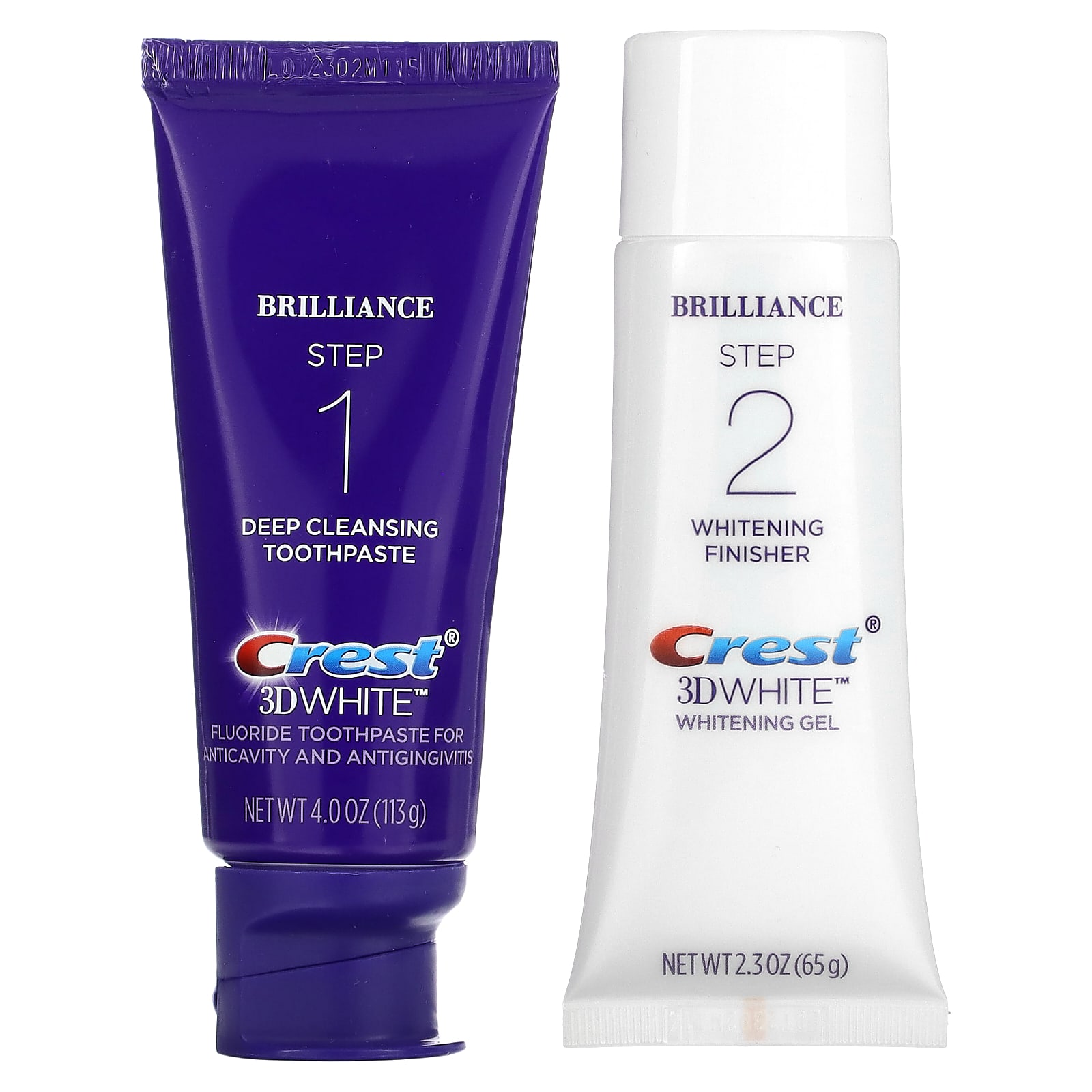 3D White, Ежедневное отбеливание в 2 этапа, Набор 1